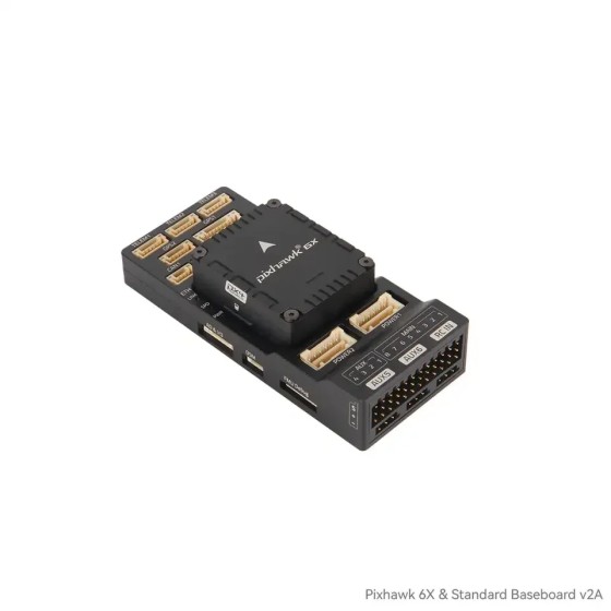 HolyBro Pixhawk 6X (ICM-45686) Plastic Flight Controller with Mini Set M9N/M10 GPS Module for RC Multirotor Airplane